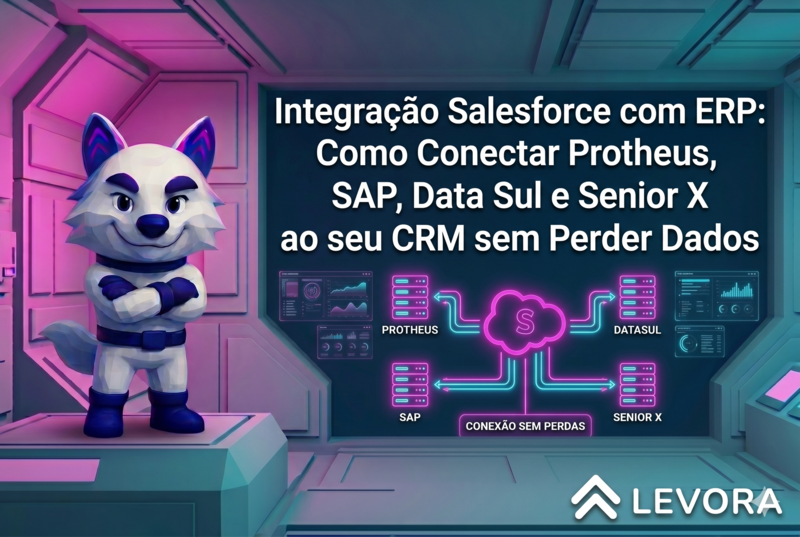 Integração Salesforce com ERP: Como Conectar Protheus, SAP, Data Sul e Senior X ao seu CRM sem Perder Dados
